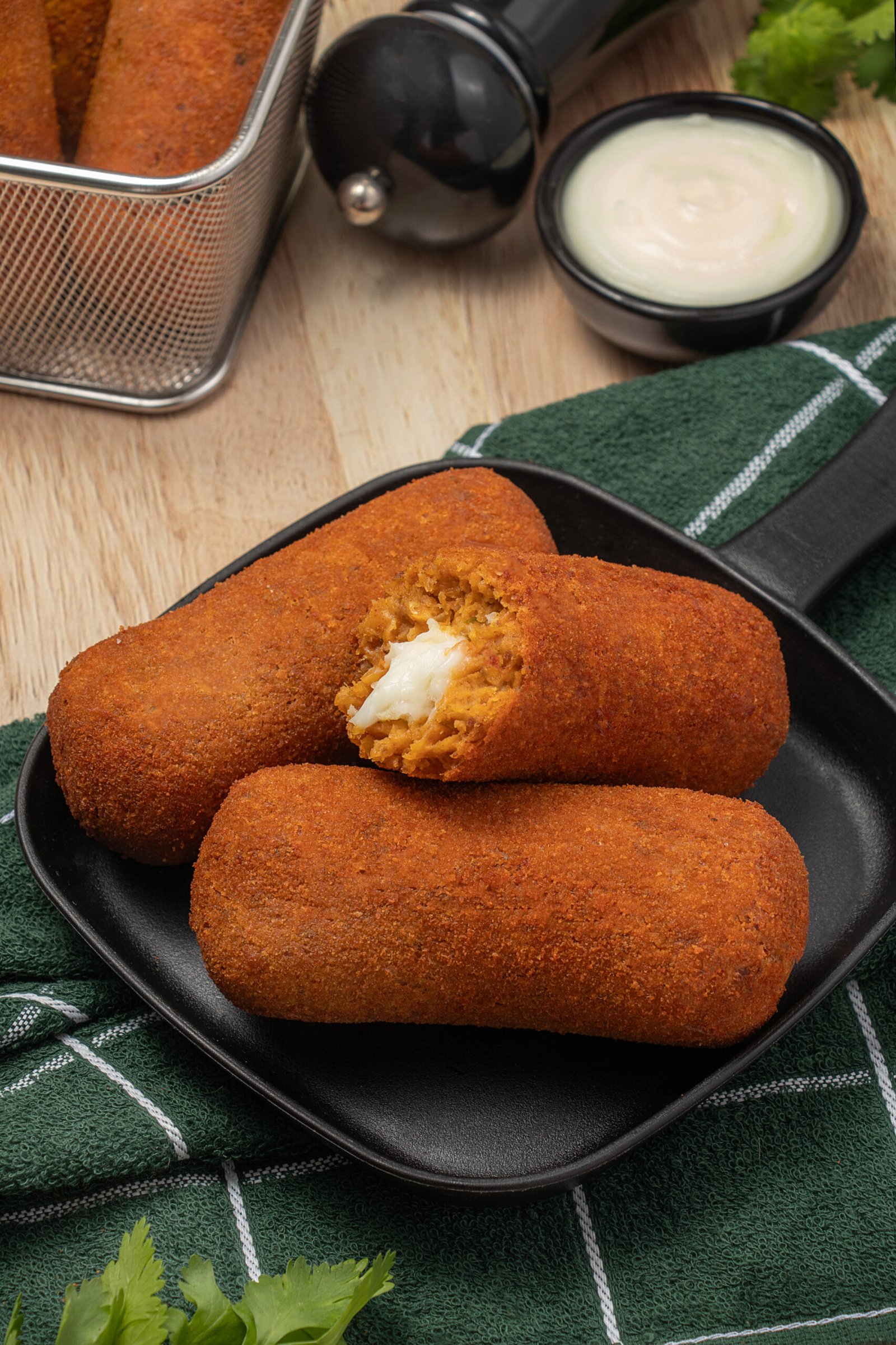 Croquete de requeijão congelado
