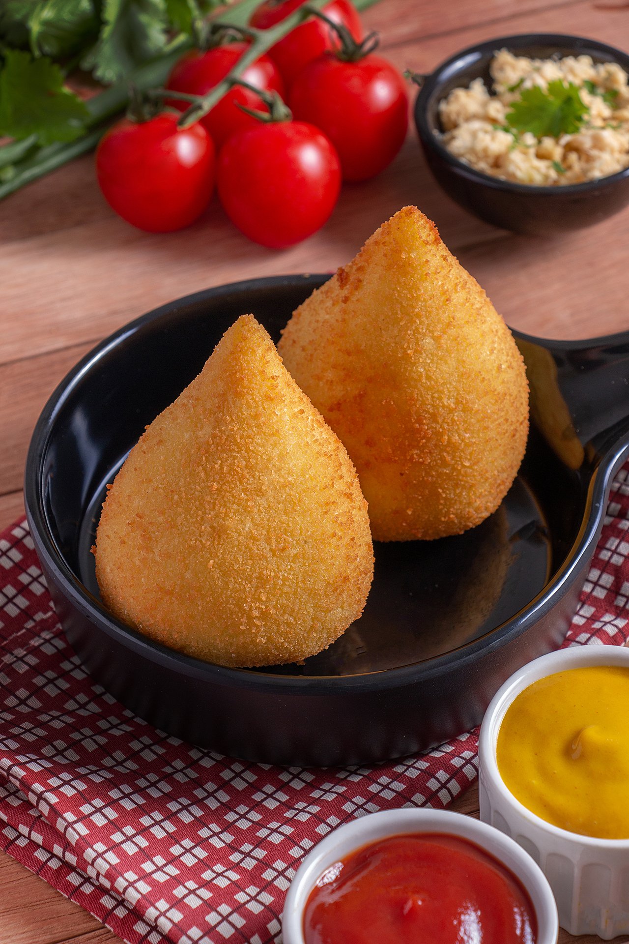 Coxinha de frango congelada